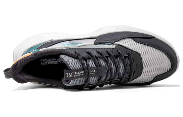 Order 361° 減震防滑耐磨 低筒 運動休閒鞋 男款 灰色