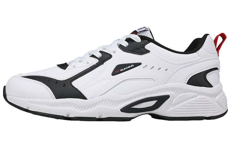 Buy 361° 低帮“白色皮面跑鞋” 672146770F-4