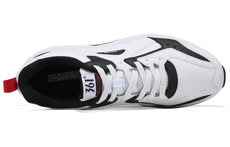 Order 361° 低帮“白色皮面跑鞋” 672146770F-4