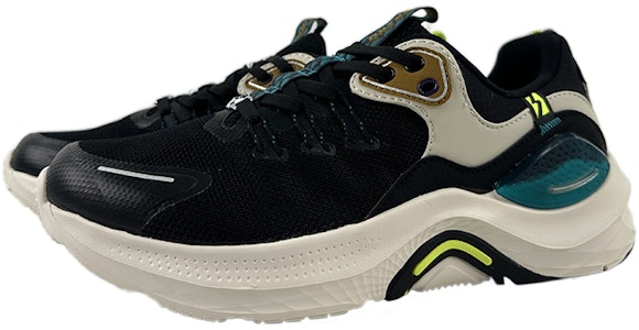 361° ローカット ランニングシューズ (黒白) 572042208-5 Shop 361° ローカット ランニングシューズ (黒白) 572042208-5