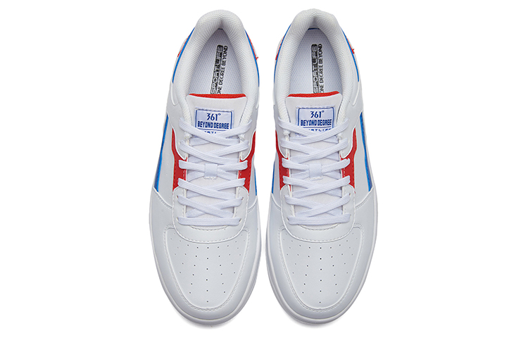 Shop 361° 舒適 緩震 低幫 板鞋 男款 白色