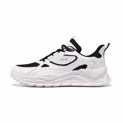 361° Low Top 'Fleece-Lined Warm Black and White'