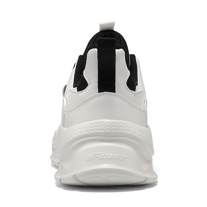 Shop 361° Low Top 'Hangat Berbulu Hitam Putih' 672336704BF-2