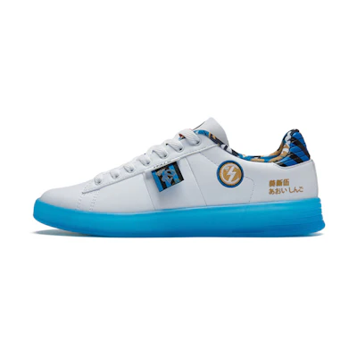 361° Low Top 'White Blue Rainbow Sole'