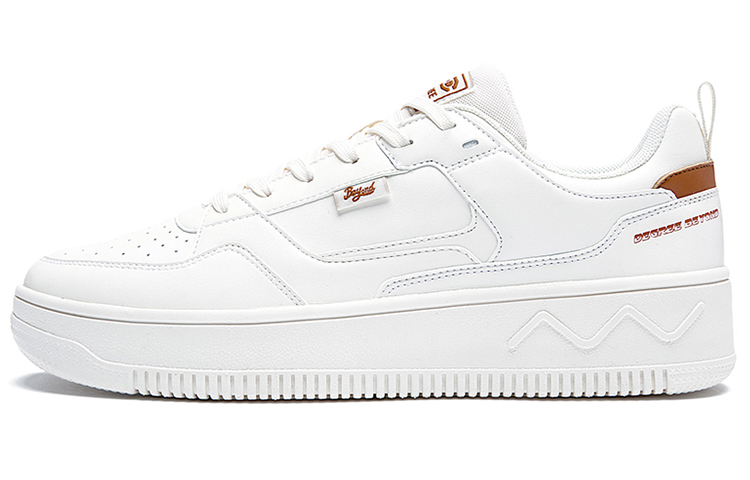 Buy 361° 繫彈科技 舒適軟底 低筒 滑板鞋 男款 白棕