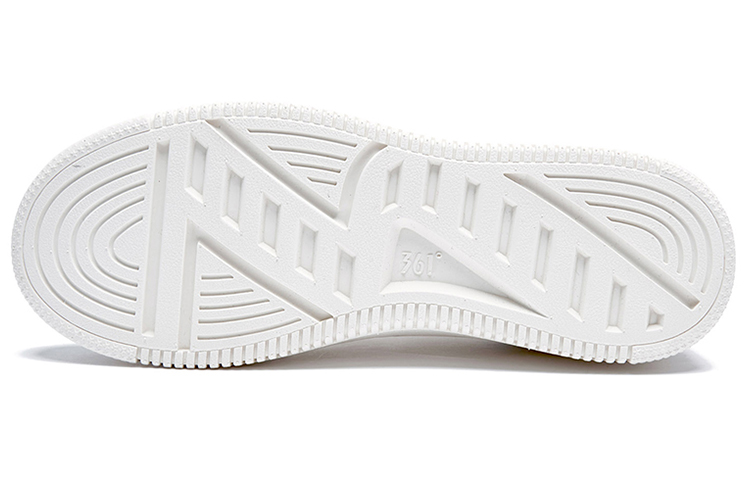 Shop 361° 繫彈科技 舒適軟底 低筒 滑板鞋 男款 白棕