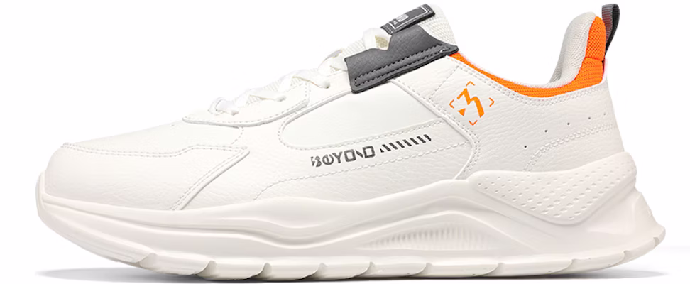 361° 舒適百搭 加絨 保暖 低筒 生活休閒鞋 男款 白橙色 Buy 361° 舒適百搭 加絨 保暖 低筒 生活休閒鞋 男款 白橙色