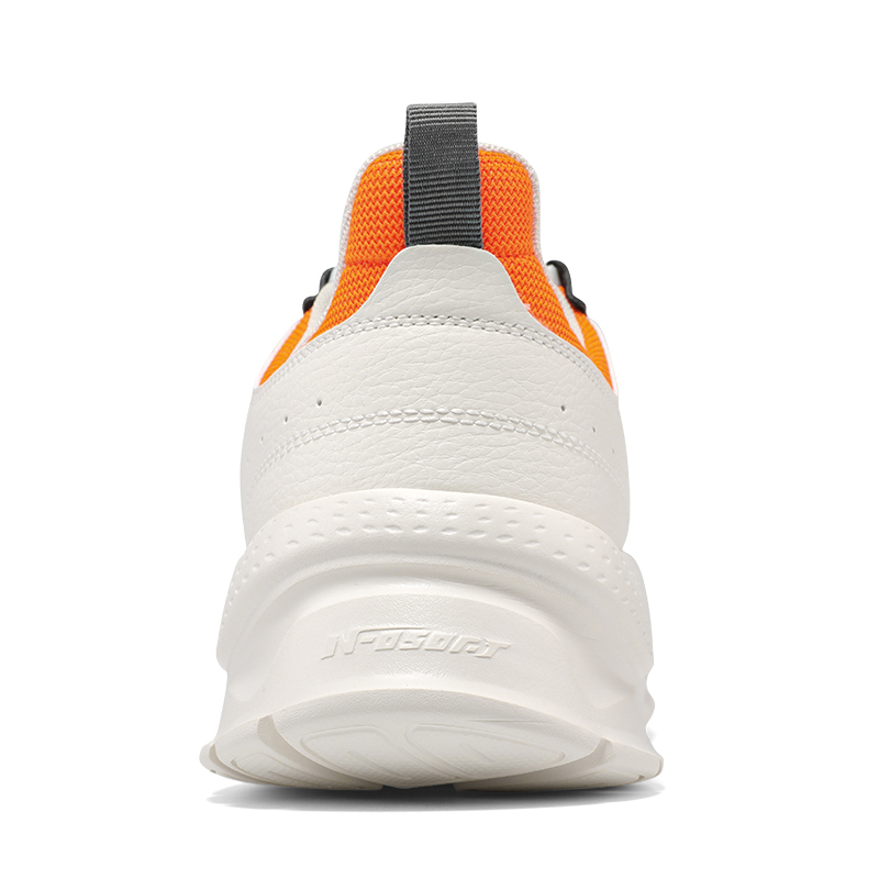 Lookbook 361° 舒適百搭 加絨 保暖 低筒 生活休閒鞋 男款 白橙色