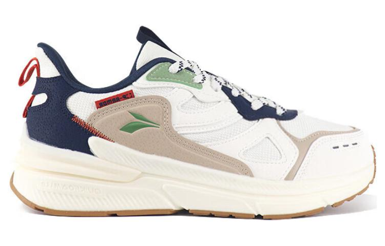 Order 361° 潮流休閒 防滑耐磨 低筒 運動休閒鞋 白褐