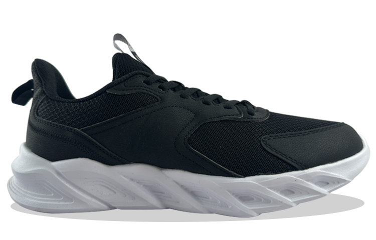 Order 361°ローカット ランニングシューズ (黒/白) 672132212-5