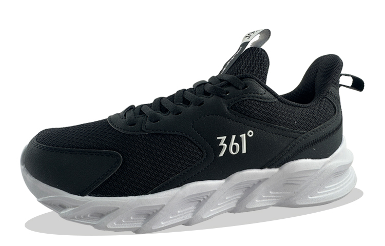 Lookbook 361°ローカット ランニングシューズ (黒/白) 672132212-5