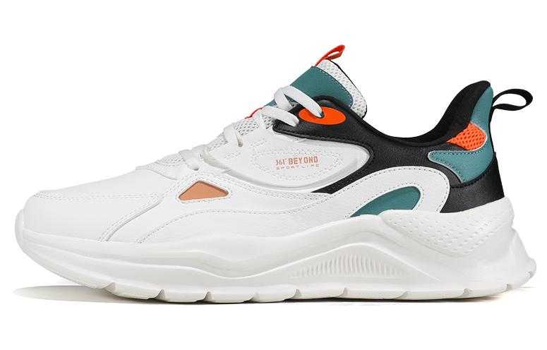 361° Low Top Running Shoe 'White Black Green' 672236766F-3