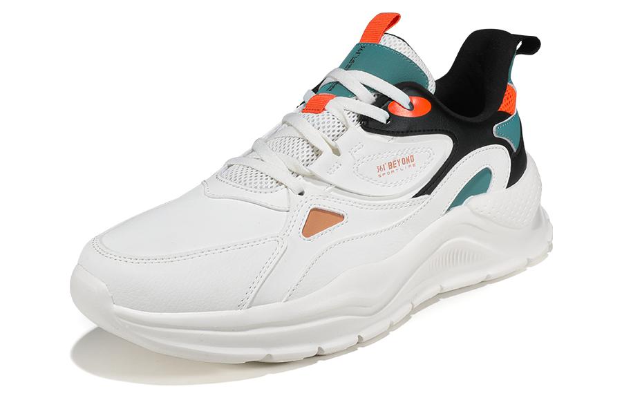 Order 361°ローカット ランニングシューズ (白黒緑) 672236766F-3