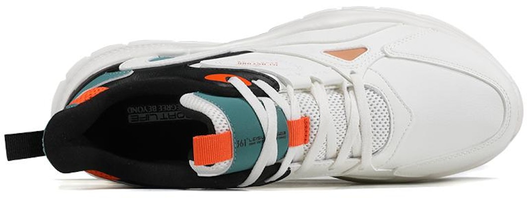 361° Low Top Running Shoe 'White Black Green' 672236766F-3 Lookbook 361° Low Top Running Shoe 'White Black Green' 672236766F-3