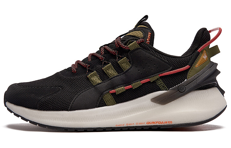 Buy Kasut Larian 361° Rendah 'Hitam Hijau' 672032223F-3