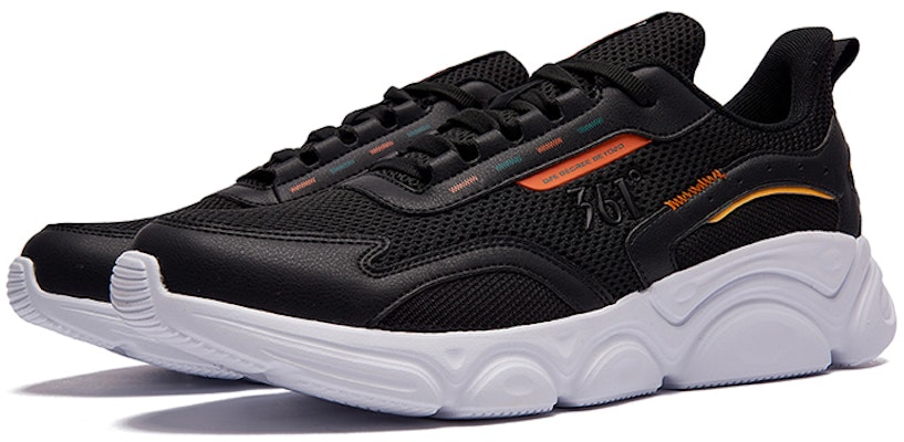 361° Low-Top Running Shoes 'Black Orange' 672112252-3 Lookbook 361° Low-Top Running Shoes 'Black Orange' 672112252-3