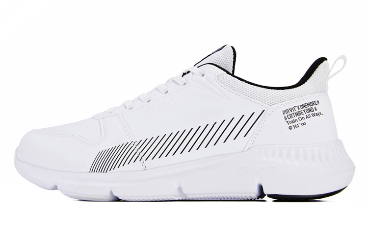 361° Low Top Running Shoes 'White Black' 571914407-1