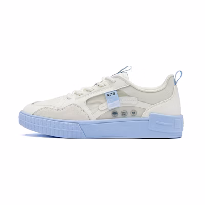 361° Low Top Skate Shoes 'White Blue'