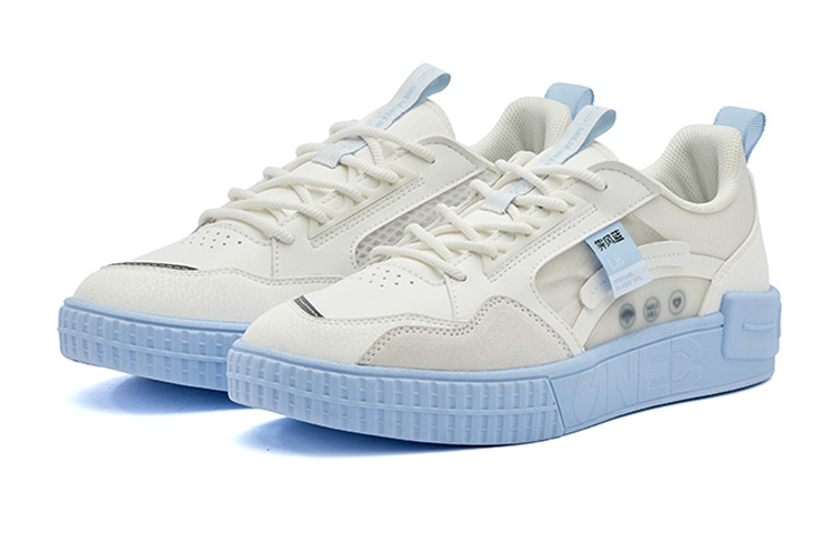 Lookbook Chaussures de Skate Basses 361° ''Blanc Bleu'' 672226616-1