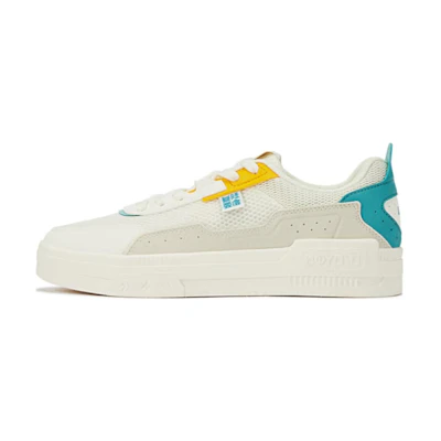 361° Low Top Skate Shoes 'White Green'
