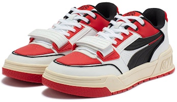 361° 實戰 潮流 耐磨 低筒 板鞋 男款 白黑紅 Lookbook 361° 實戰 潮流 耐磨 低筒 板鞋 男款 白黑紅