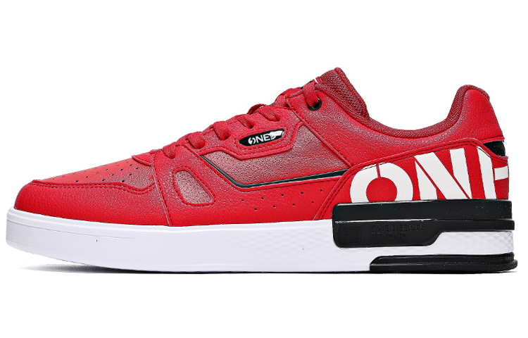 361° Low Top Skateboard Sneakers 'Red Black' 572016609-3