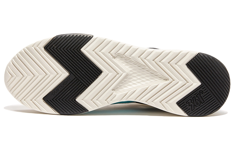 Shop 361° 防滑耐磨透氣 低筒 運動休閒鞋 男款 白藍