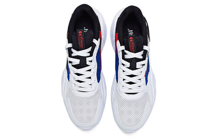 Order 361° Mesh Lage Sneakers ''Wit Blauw'' 672016785-3