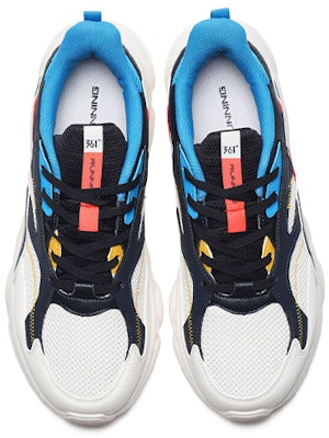 361° Mesh Soft Sole Running Shoe 'White Blue' 672032244-5 Order 361° Mesh Soft Sole Running Shoe 'White Blue' 672032244-5