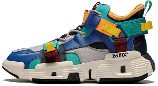 361° 防滑耐磨 時尚中筒運動休閒鞋 灰藍 Buy 361° 防滑耐磨 時尚中筒運動休閒鞋 灰藍