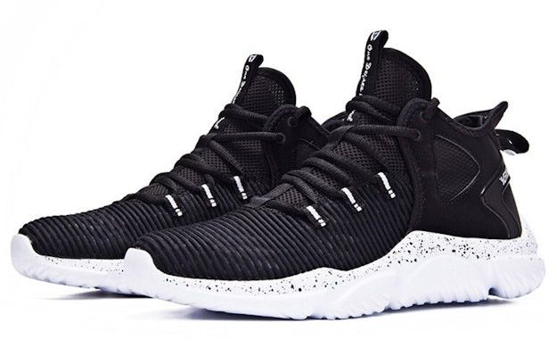361° Mid-Top Basketball Sneakers 'Black White' 571921111-3 Lookbook 361° Mid-Top Basketball Sneakers 'Black White' 571921111-3