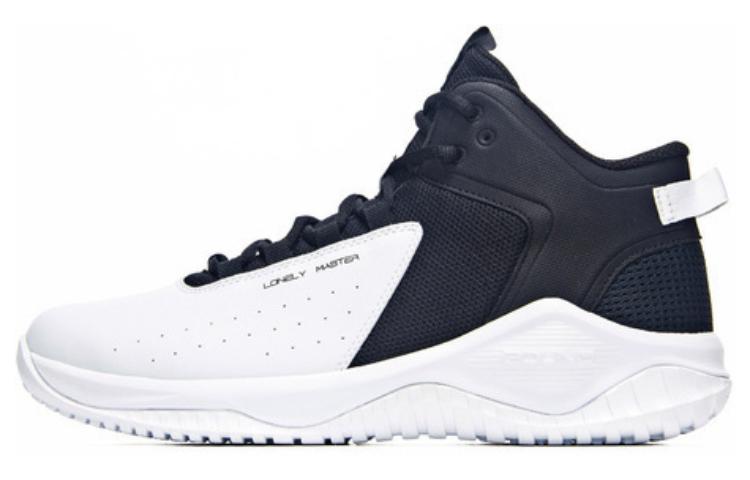 361° Mid-Top Basketball Sneakers 'Black White' 671831107-3