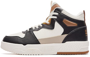 361° Mid-Top Casual Sneaker 'White Black' 672146613B-7 361° Mid-Top Casual Sneaker 'White Black' 672146613B-7