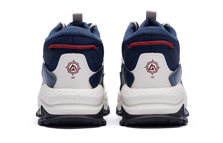 Shop 361° Mid-Top Outdoor Sneaker 'Beige Blue' 572246704B-4