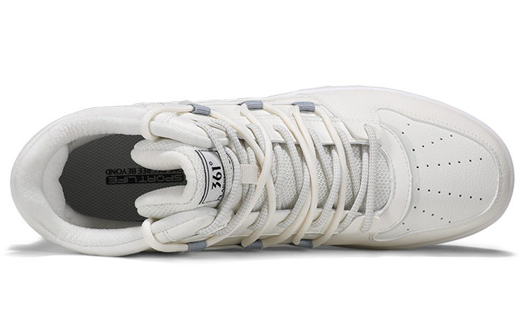 Lookbook 361° Mid-Top Skate Shoe 'Feather White' 672146607F-1