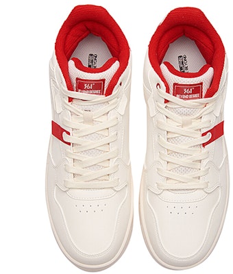 361° Mid-Top Skateboard Sneakers 'White Red' 572046608-1 Order 361° Mid-Top Skateboard Sneakers 'White Red' 572046608-1