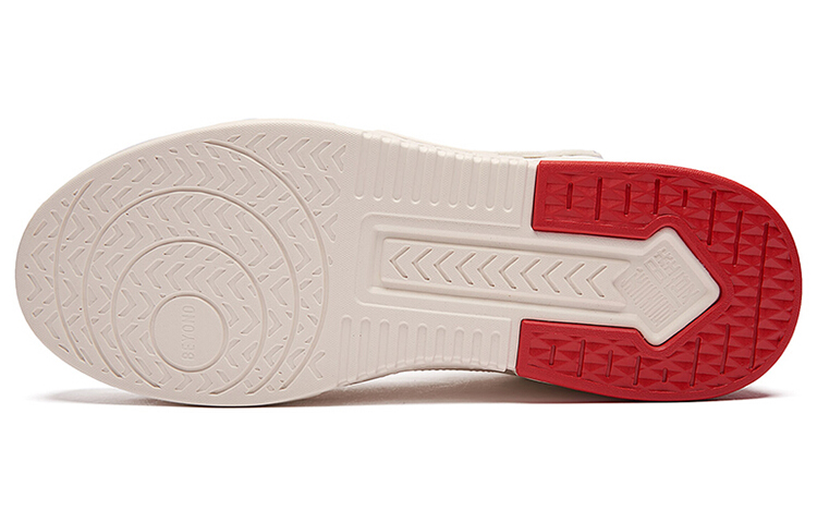 Shop 361° 時尚中筒板鞋 男款 白紅