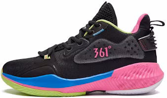 361° Mid-Top Sneaker 'Black Pink' 672031103-8 361° Mid-Top Sneaker 'Black Pink' 672031103-8
