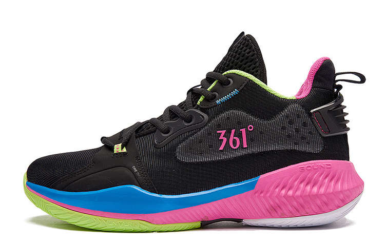 361° Mid-Top Sneaker 'Black Pink' 672031103-8