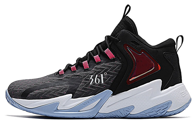 361° Mid-Top Sneakers 'Black and White Comfort' 672031116-2