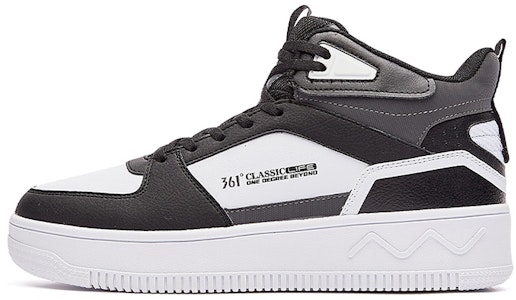 361°ミッドトップスニーカー 白黒 672146609B-7 Buy 361°ミッドトップスニーカー 白黒 672146609B-7