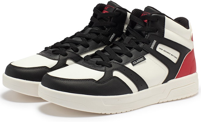 361° Mid-Top Sneakers 'White Black' 672246601F-3 Lookbook 361° Mid-Top Sneakers 'White Black' 672246601F-3