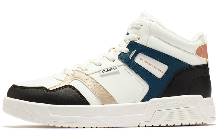 361° Mid Top Skateboard Sneakers 'White Blue' 672246601F-2