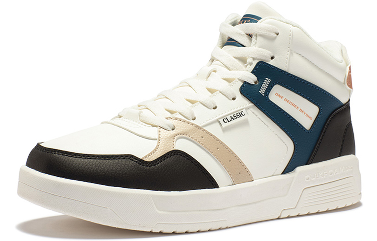 Order 361° Mid Top Skateboard Sneakers 'White Blue' 672246601F-2
