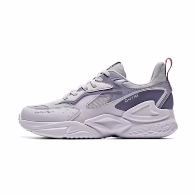 361° NFO 'Tech Fashion Low-Top Dad Shoes Grey Purple'