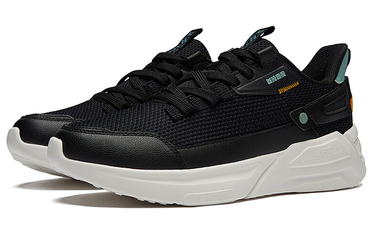 Order 361° NFO 科技 透氣 低筒 運動休閒鞋 男款 黑綠