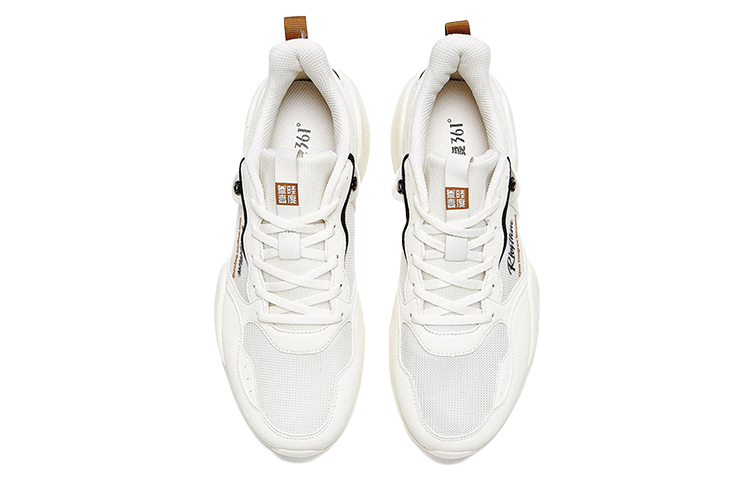 Order 361° NFO科技 透氣低幫運動鞋 白棕