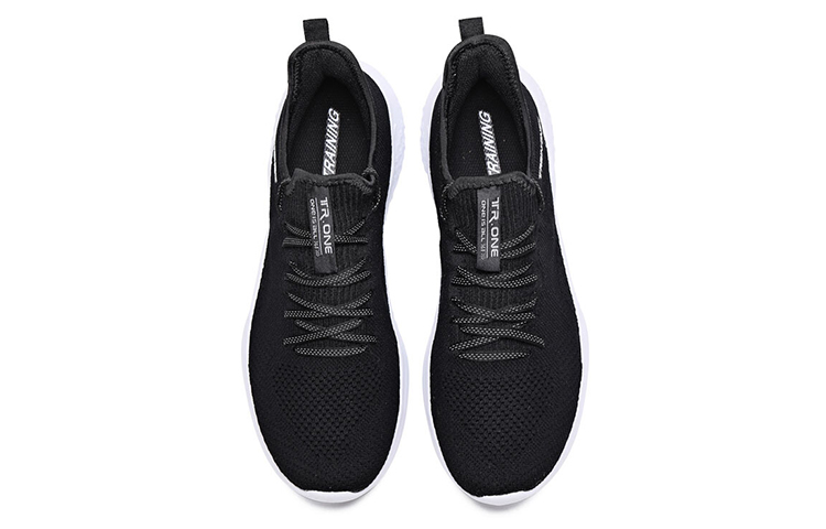 Order 361° NFO科技 MONO紗透氣跑步鞋 黑白