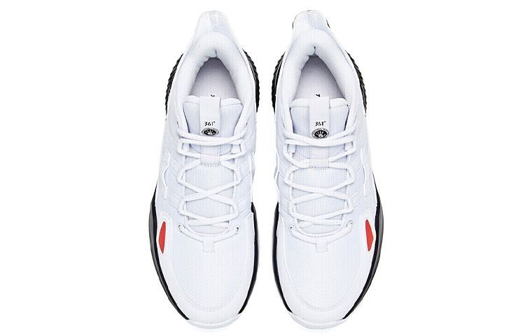 Order 361° Outdoor Basketball Shoes 'White Black' 671941101-2