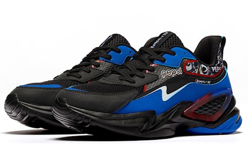 361°百事合作款 低帮鞋‘黑罐眼蓝黑’ 672036773-1 Lookbook 361°百事合作款 低帮鞋‘黑罐眼蓝黑’ 672036773-1